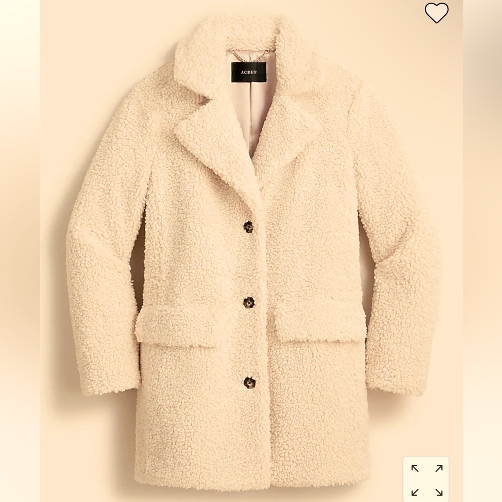 J CREW Teddy Sherpa Jacket